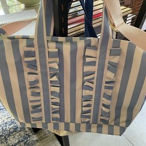 Stoney Clover Lane ruffle tote